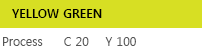 YELLOW GREEN Process C 20 Y 100