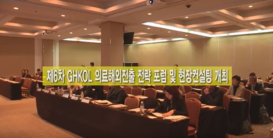 2017 제6차 GHKOL 의료해외진출 전략 포럼 및 현장컨설팅 개최
