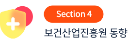 Section 04 보건산업진흥원 동향